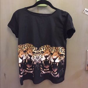 MANGO Jaguar Printed Tshirt